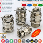 Brass Cable Glands, NPT Thread, IP68 Rating, NPT1/4"~NPT2", with External Strain Relief (Tension Relief)