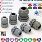 Straight Cable Glands, Metric & PG Thread, IP68, Polyamide 6 (Nylon 6), Grey RAL7001 & 7005, for Junction Box