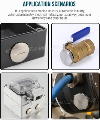 Nickel-Plated Brass Metal Blind Plug IP68 c/w Locknut & O-ring, Hex or Round, PG7-PG48, for Sealing Control Boxes